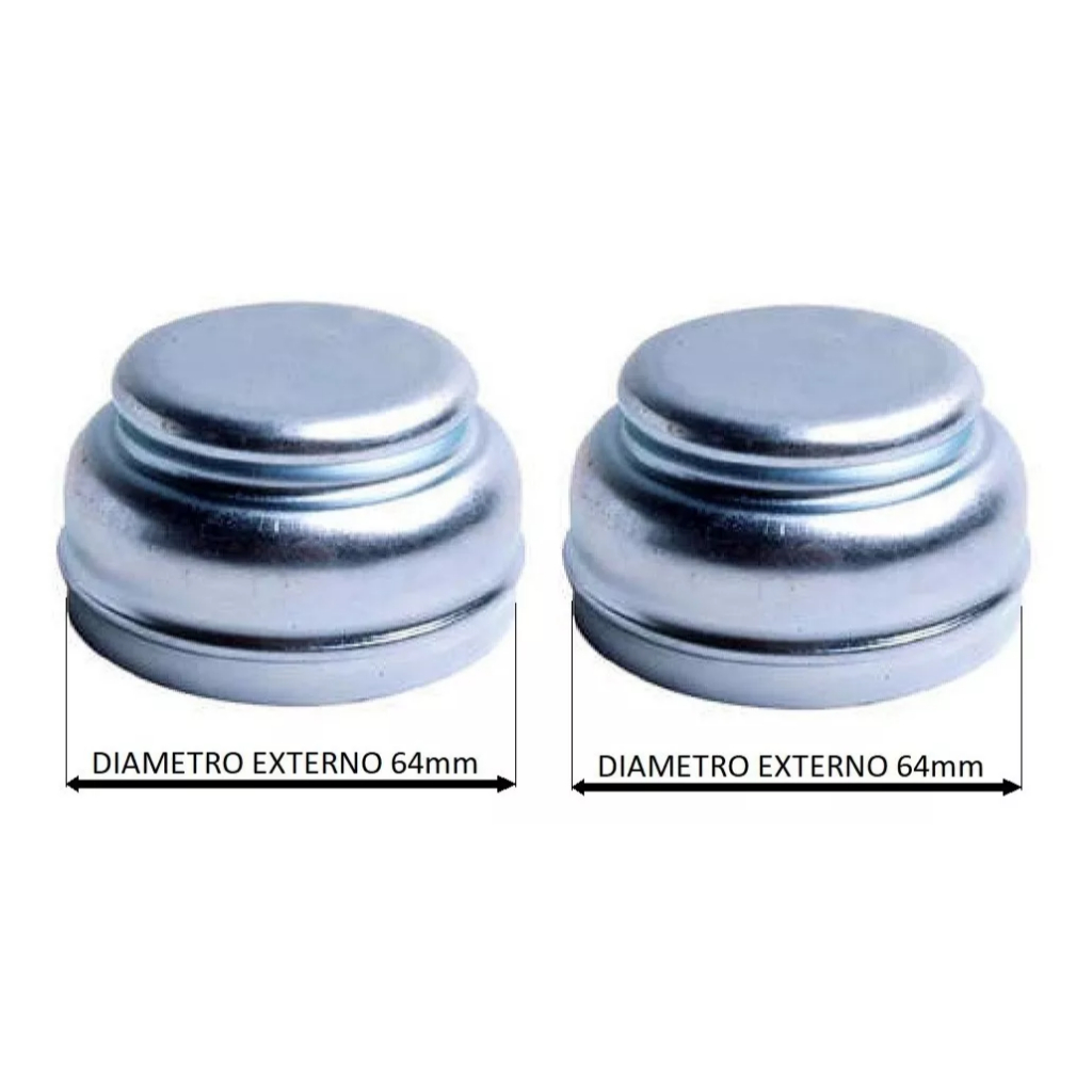 PAR CALOTA CUBO RODA DIANTEIRA F250 F350 1999 EM DIANTE F2000 1980 A 1985 F4000 ATE 1998