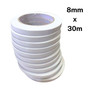 4 Rolos de Fita Dupla Face 8mm x 30m Transparente - Alltape em Oferta na Shopee