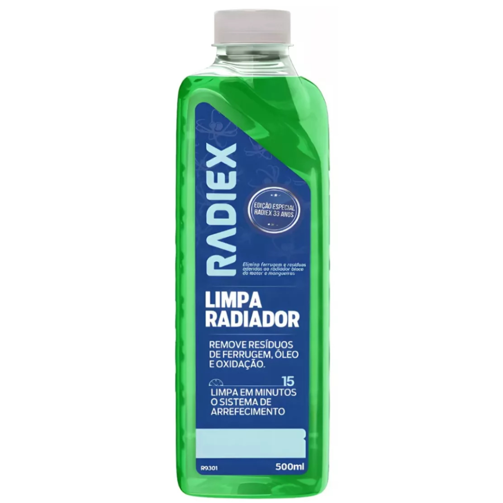 Limpa Radiador Radiex Remove Resíduos Ferrugem Óleo - 500ML