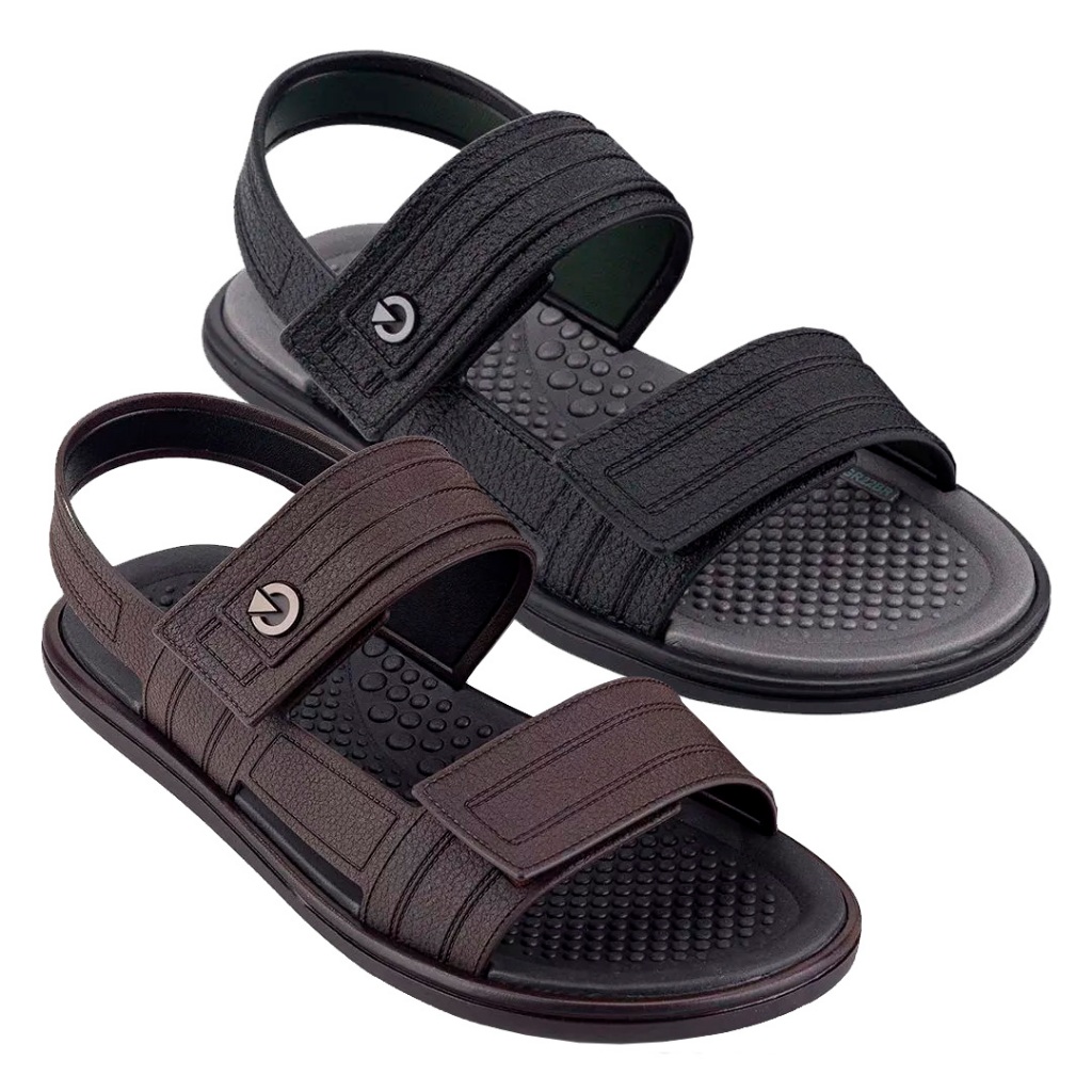 Sandalia Masculina Papete Tira Dupla Veneto Cartago 12040 - Men Shoes