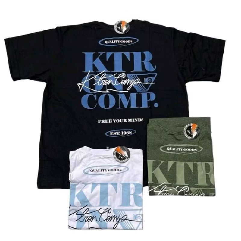Kit com 3 Camisetas Infantil Juvenil Ktron Tamanho 2 ao 16