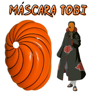 Máscara do Tobi Naruto em PVC ultra resistente em Oferta na Shopee