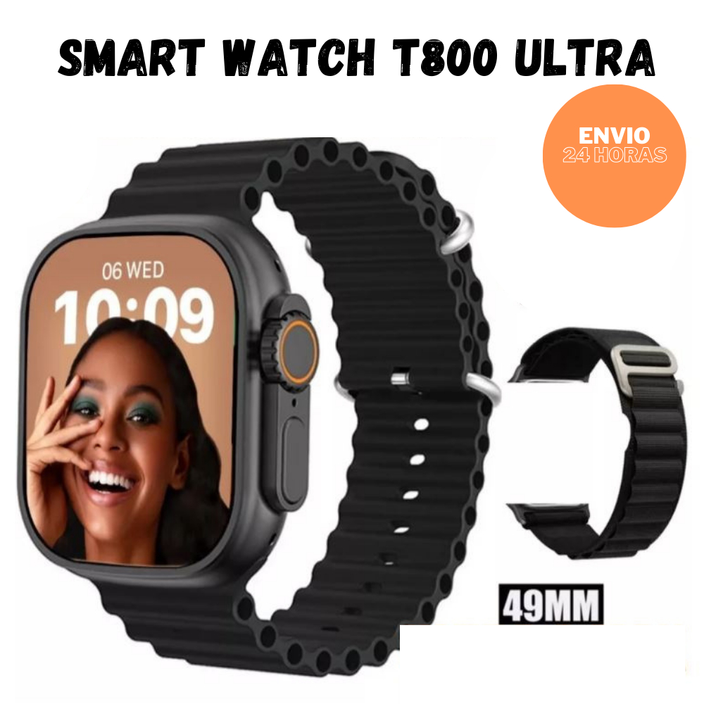 Smartwatch T800 Ultra Série Relógio Inteligente  Ultra Smart Watch Esportivo Sem Fio À Prova D'água