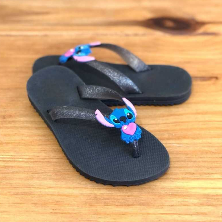 Chinelo Infantil Stitch Confortável Lançamento