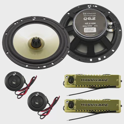 Kit 2 Vias Hurricane 6 Pol Q Qr 160wrms Alto Falante Tweeter