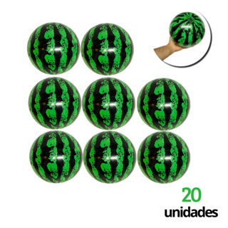 Kit 20 Bola Melancia de Vinil para Recreação e Festas 24x24cm em Oferta na Shopee