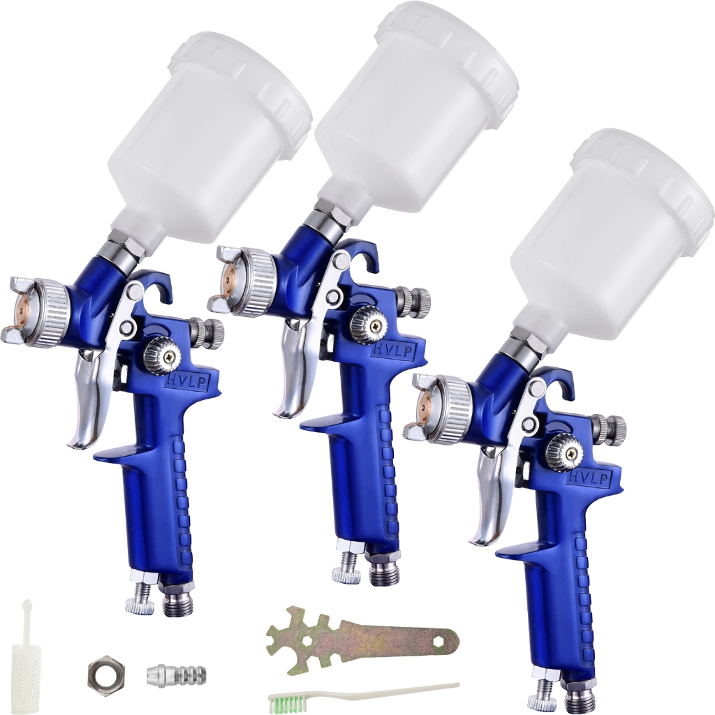 Pistola De Pintura Bico 0.8mm Gravidade Profissional Kit 2 Peças WWSoldas em Oferta na Shopee