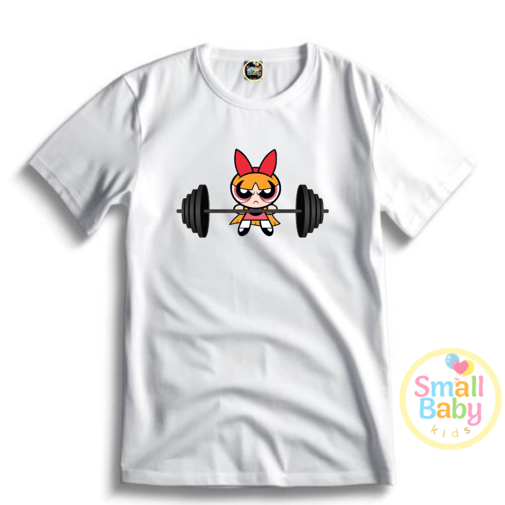 Camisa Camiseta Unissex Florzinha Meninas Super Poderosas Infantil Adulto Academia streetwaer