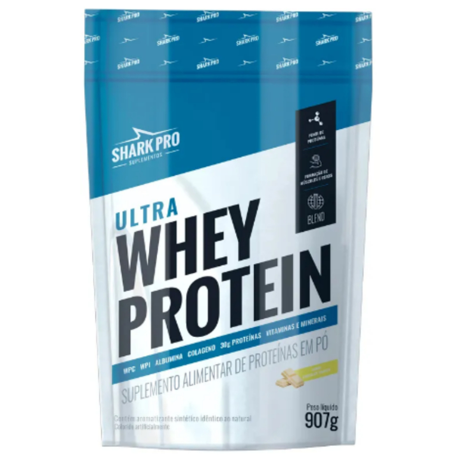 Whey Protein 907g Refil Ultra - Shark Pro em Oferta na Shopee