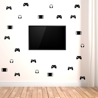 Adesivos para Parede Decorativo Quarto Infantil Gamer 5cm  - 40 Undidades. em Oferta na Shopee