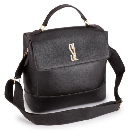 Bolsa Feminina Média Espaçosa Transversal e Alça de Mão