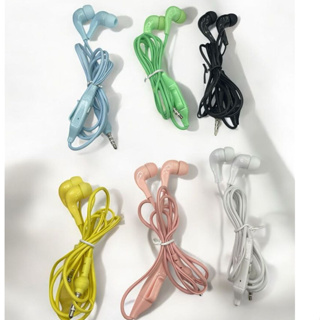 kit 1/3/5 Fones de ouvido com Microfone Colorido com fio em Oferta na Shopee