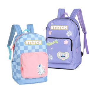 Mochila de costas Stitch Grande 45x30cm Luxcel em Oferta na Shopee