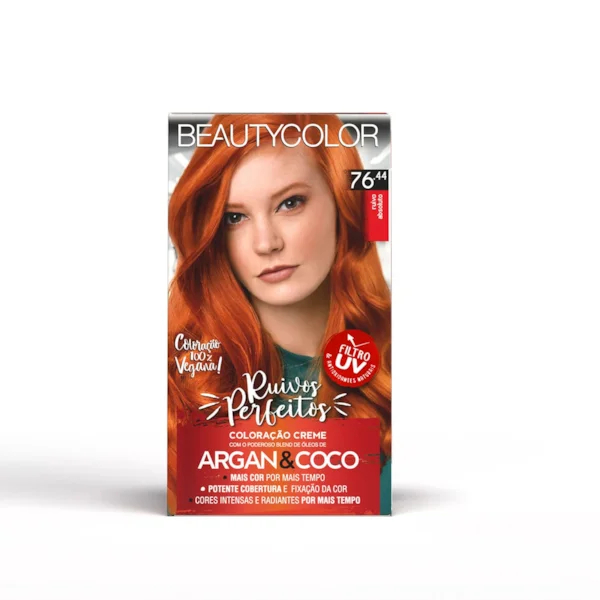 Tinta Beauty Color Kit  76.44 RUIVO ABSOLUTO