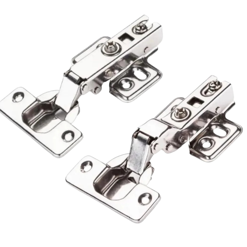 10 Dobradiça Pressão Comum  35mm Reta e Curva Para Porta Armário Guarda Roupa Móveis em Oferta na Shopee