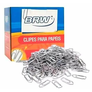 CLIPS GALVANIZADO PARA PAPEIS N.0 500G BRW em Oferta na Shopee