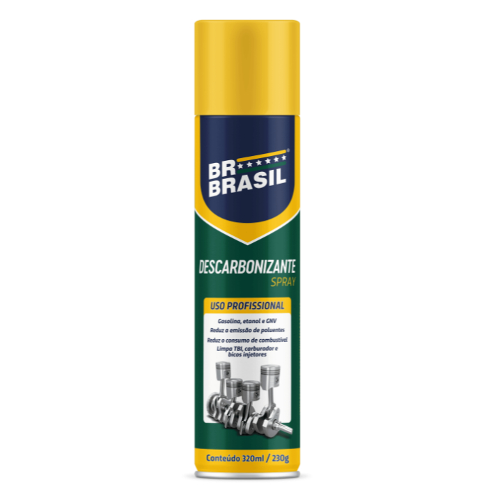Descarbonizante Spray 320ml  BRBrasil em Oferta na Shopee