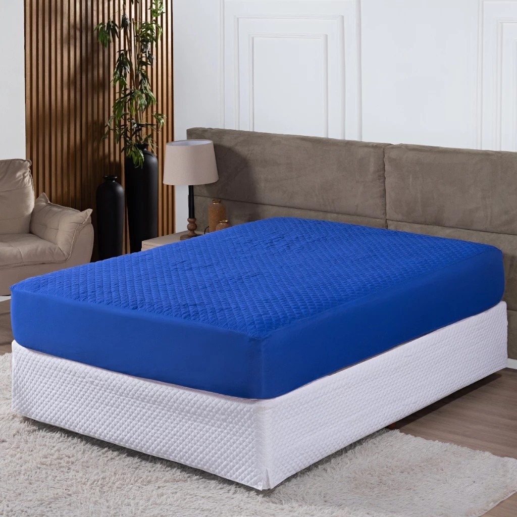 Capa Para Colchão Impermeável Matelado Com Elástico