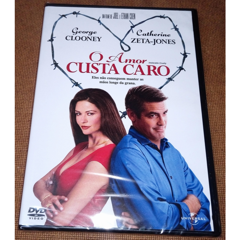 O Amor Custa Caro - Dvd Novo Com George Clooney E Zeta-Jones