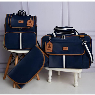 Bolsas Maternidade Mala De Bebê Com Mochila Grande 2 Em 1 E Trocador Kit Completo