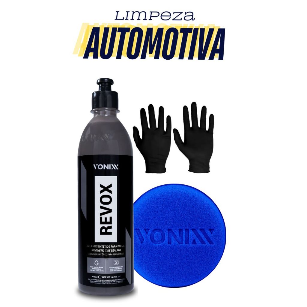 Kit Revox 500ml com Aplicador de Espuma + Luva