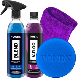 V-Floc 500ml Shampoo + Cera Blend Spray Vitrificadora Vonixx em Oferta na Shopee