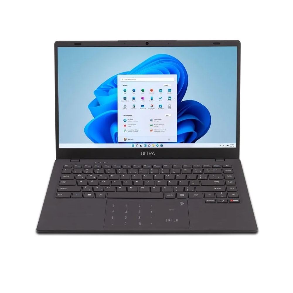 Notebook 14" Multilaser Ultra Ub250, Celeron N4020c, Memória 4gb, SSD 128gb, Windows 11 Microsoft 365 Personal