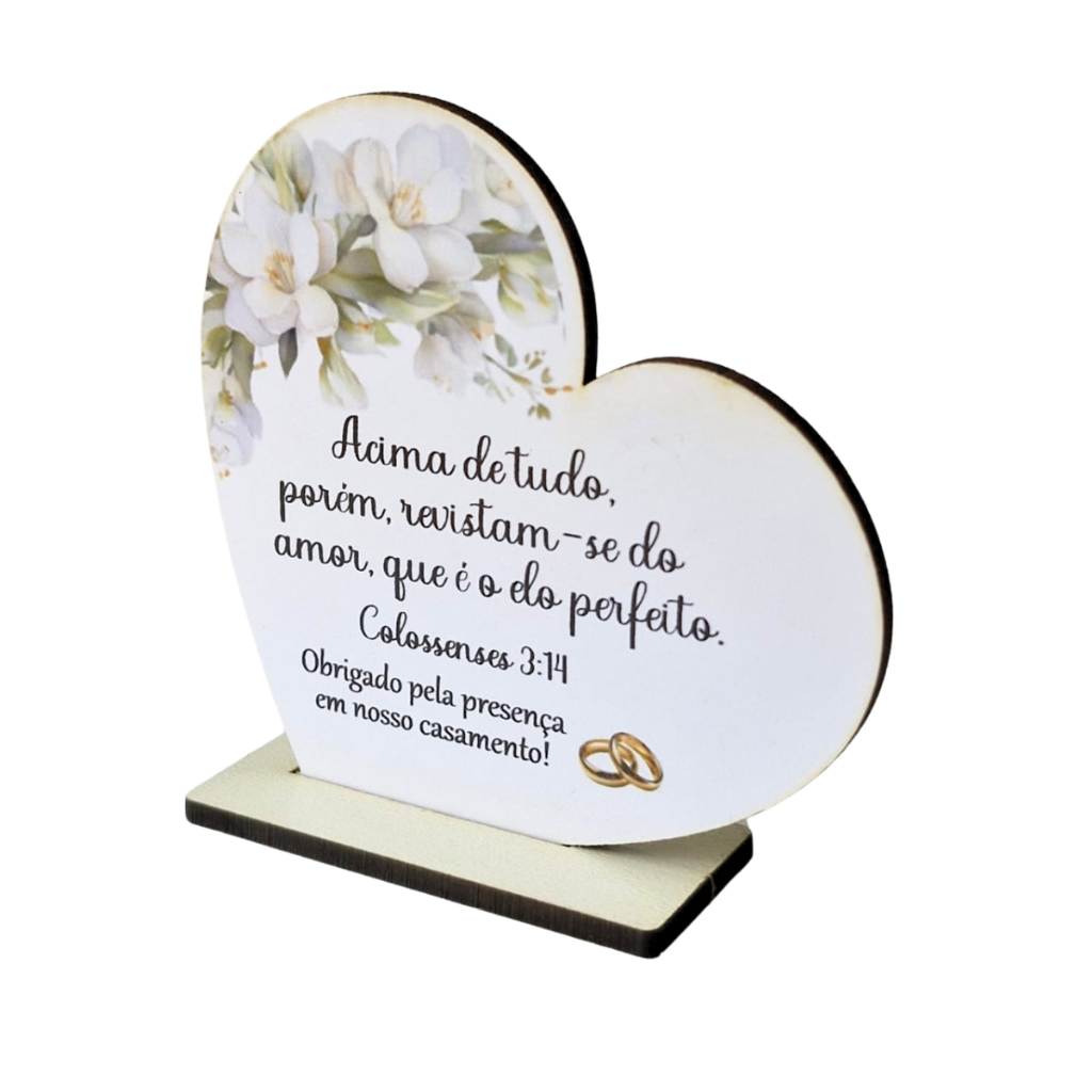 Lembrancinha de Casamento Noivado Bodas Personalizada 20 Unidades