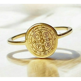 Anel Moeda Antiga São Bento Anelzinho. em Oferta na Shopee