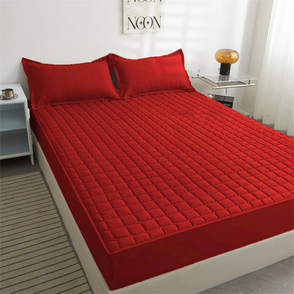 Capa Protetor de Colchão com Elástico Impermeável Silenciosa Matelado Cama Box Solteiro Casal Queen King