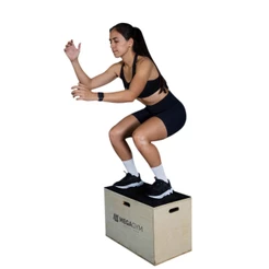 Caixa De Salto Organizadora Fit Box 40cm X 65cm X 35cm Ginastica Jump Box Musculação Academia