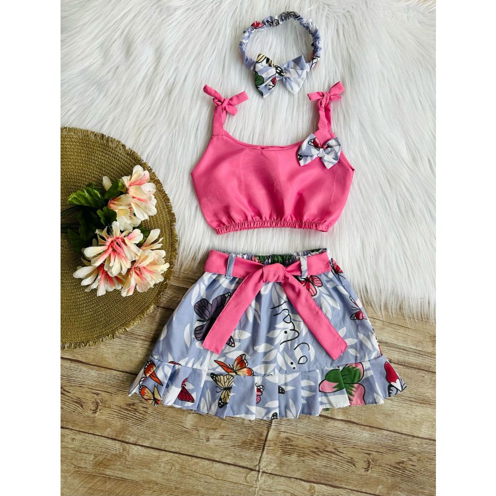 Conjunto Infantil Menina (1, 2 e 3 anos)