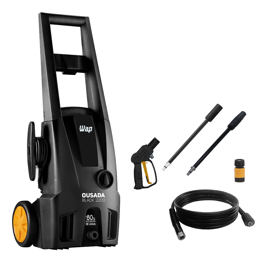Lavadora Wap De Alta Pressão Ousada Black 2200 1750 Psi