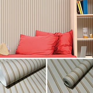 Papel De Parede Adesivo Ripas Ripado Bege Vinílico Lavável Para Sala Quarto Escritório em Oferta na Shopee