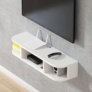 Rack Suspenso Sala Tv 90cm Home Decoração Sala Quarto nicho 1 Porta Varias Cores Painel TV