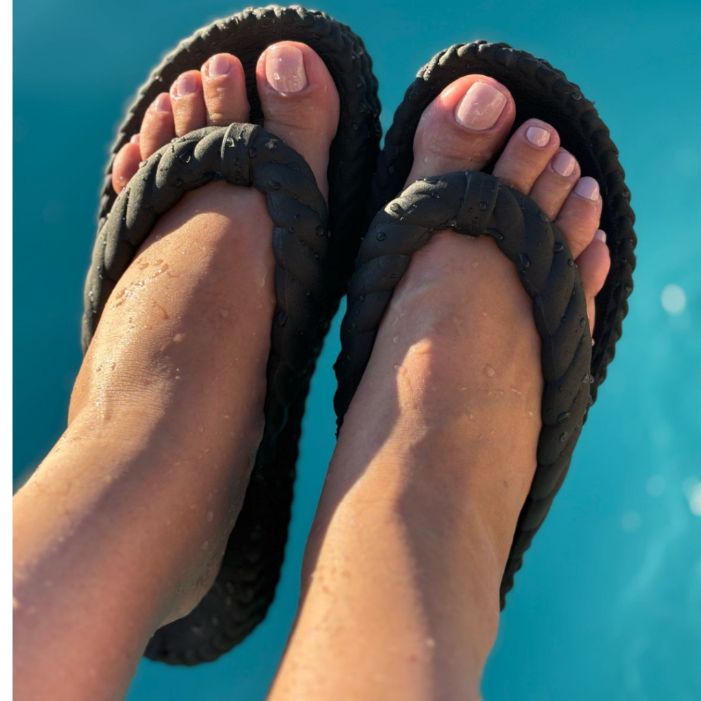 Chinelo 3 Tranças Feminino Plataforma Nuvem Ortopédico Confortável Blogueiras