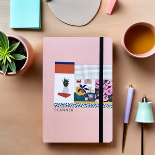 Planner Semanal Agenda Planner Capa Dura A5 Não Datado
