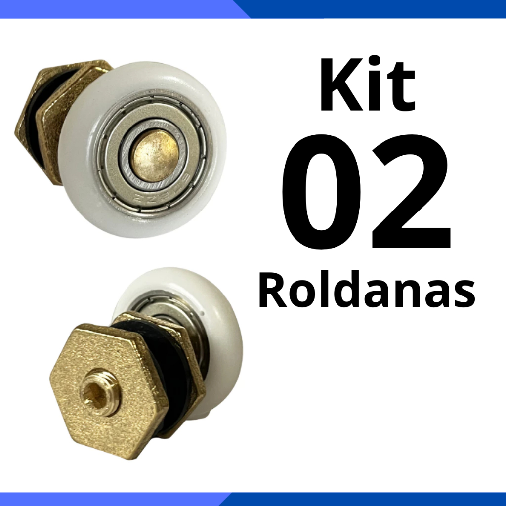 Roldanas Para Box Janela E Portas De Vidro Blindex 2un