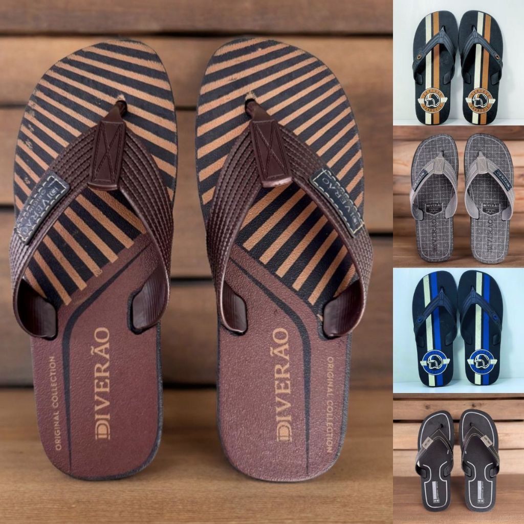 Chinelo Masculino Barato - Chinela Masculina Chinelo Masculino Antiderrapante REF-90 Envio...
