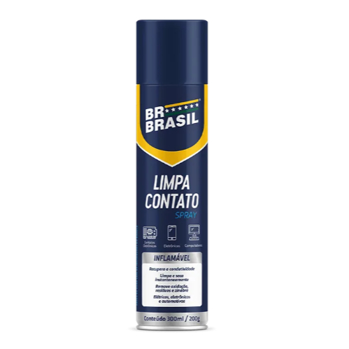 Limpa Contato Spray 300ml / 200g BRBrasil em Oferta na Shopee