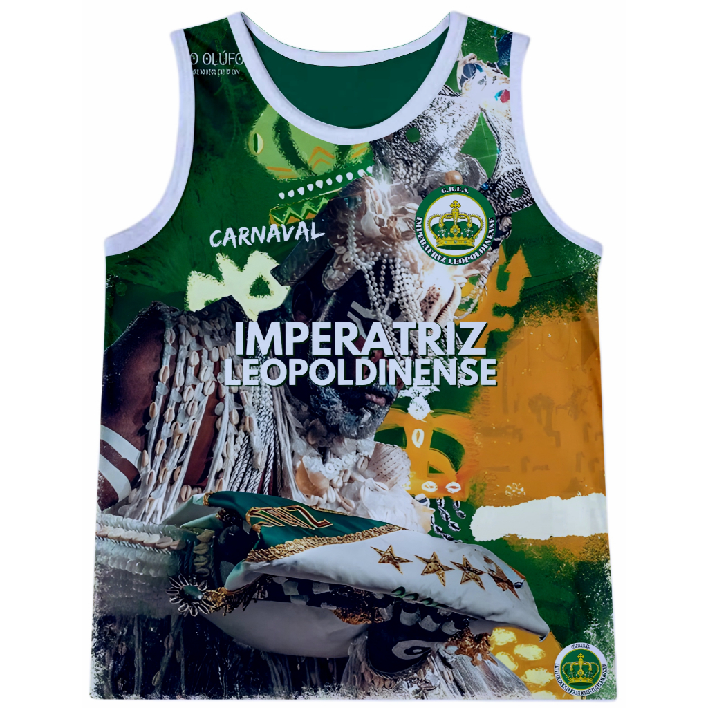 Camiseta Sem manga Abadá Poliéster - Carnaval Imperatriz Leopoldinense