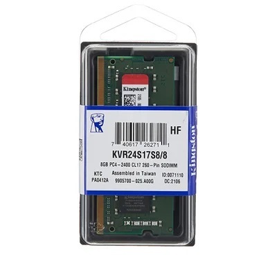 Memória Notebook DDR4 Kingston 8GB 2666 Mhz CL19 260-PIN SODIIM KVR26S19S8/8