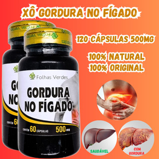 Kit com 2 Anti-inflamatório natural para gordura no fígado 120 cápsulas 500mg em Oferta na Shopee