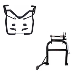Protetor de Motor e Carenagem + cavalete descanso central Chapam - Yamaha Lander 250 2025 2026