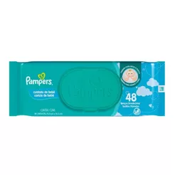 Lenço Umedecido Pampers Cheirinho De Bebê Com 48 Lenços
