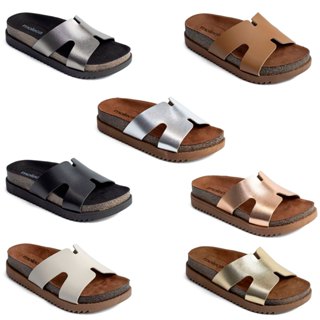 Chinelo Sandália Moleca Tratorado Slide Tamanco 5500.100 em Oferta na Shopee