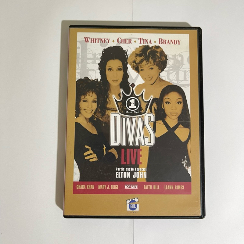 DVD Divas Live 1999 Tina Turner, Cher, Whitney Houston, Brandy, Elton John, Mary J. Blige, Leann Rimes