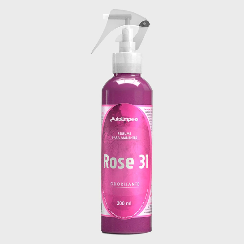 Perfume Automotivo Rose 31 300 Ml Autolimpe em Oferta na Shopee