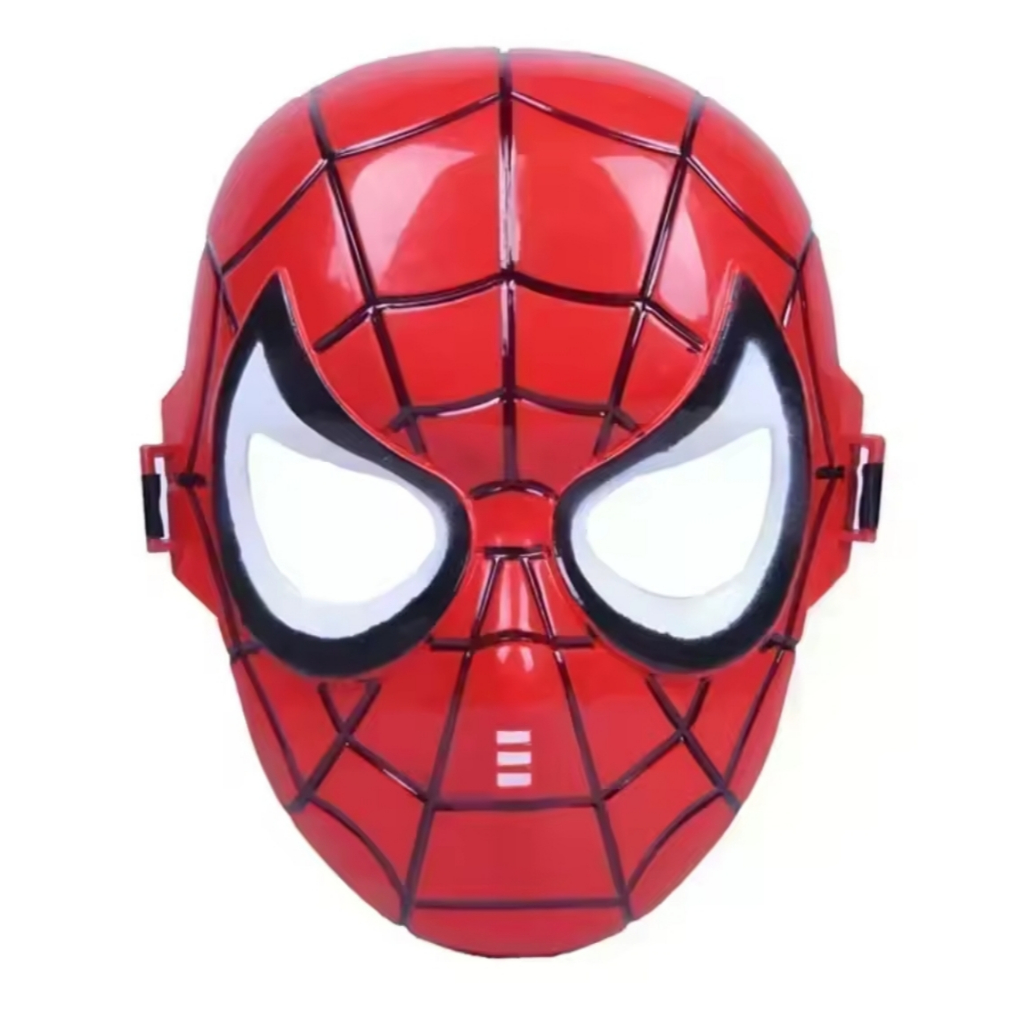 Mascara Plástica Homem-Aranha 01 Unidade Fantasia Infantil Homem Aranha Festas Lembrancinha Máscara Carnaval Halloween