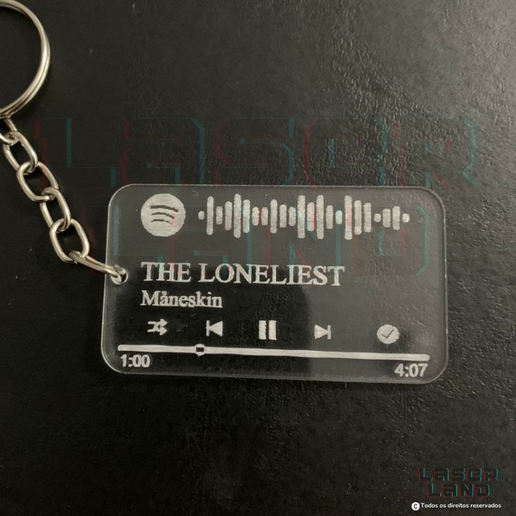 Detalhes do CHAVEIRO SPOTIFY PERSONALIZADO - PRESENTE CASAL, AMIZADE, NAMORADO, NAMORADA - CHAVEIROS BTS, NOME